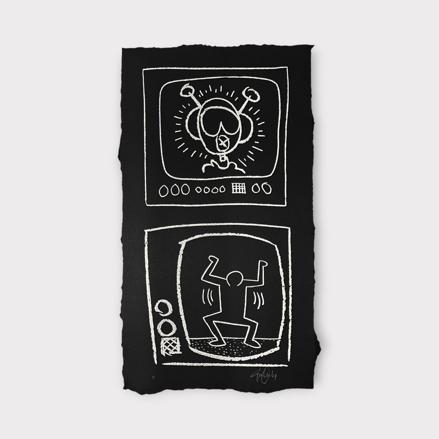 Eric Orr x Keith Haring – Untitled TVs (2023)
