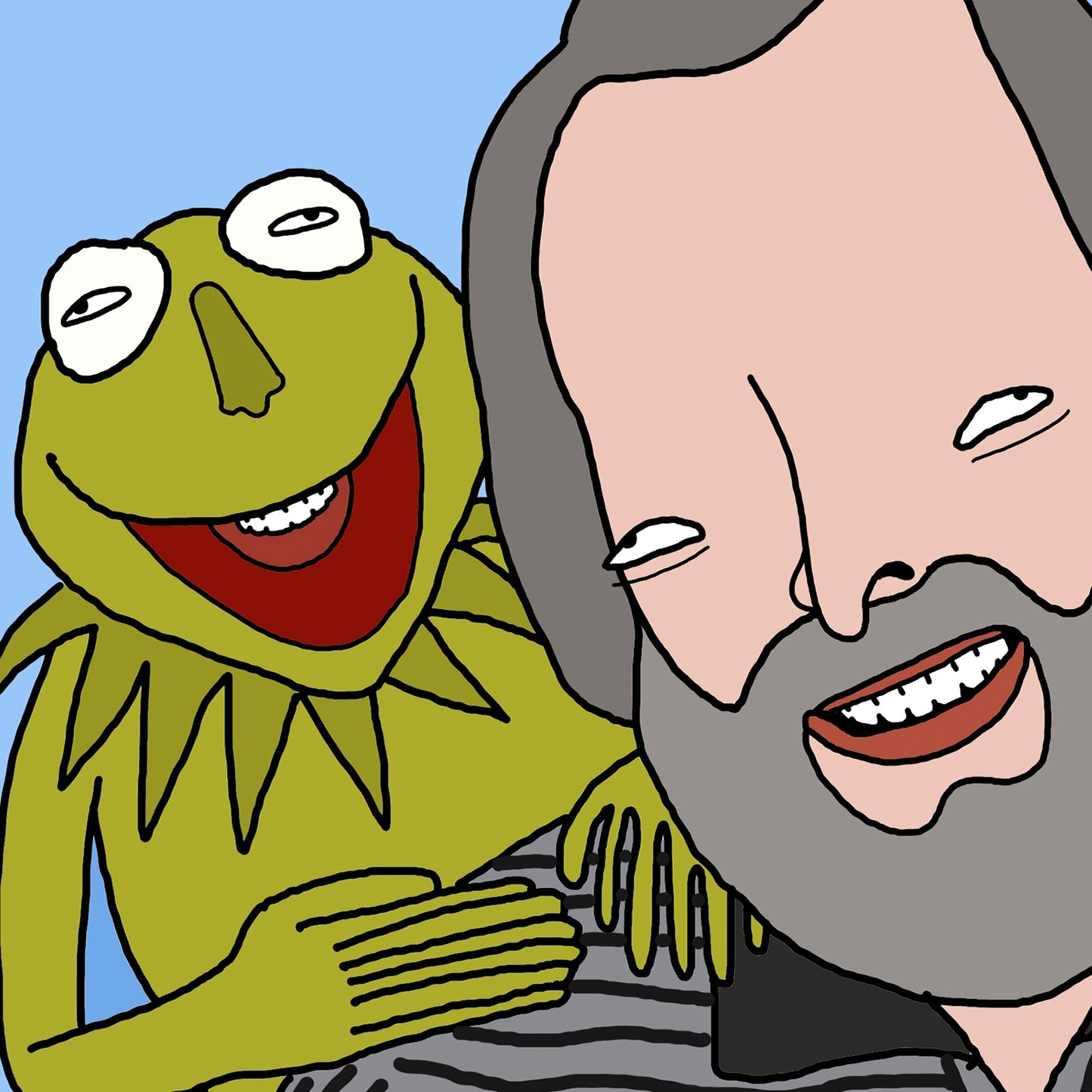 Chris (Simpsons artist) - jim henson and his son kermit the frog (2026)