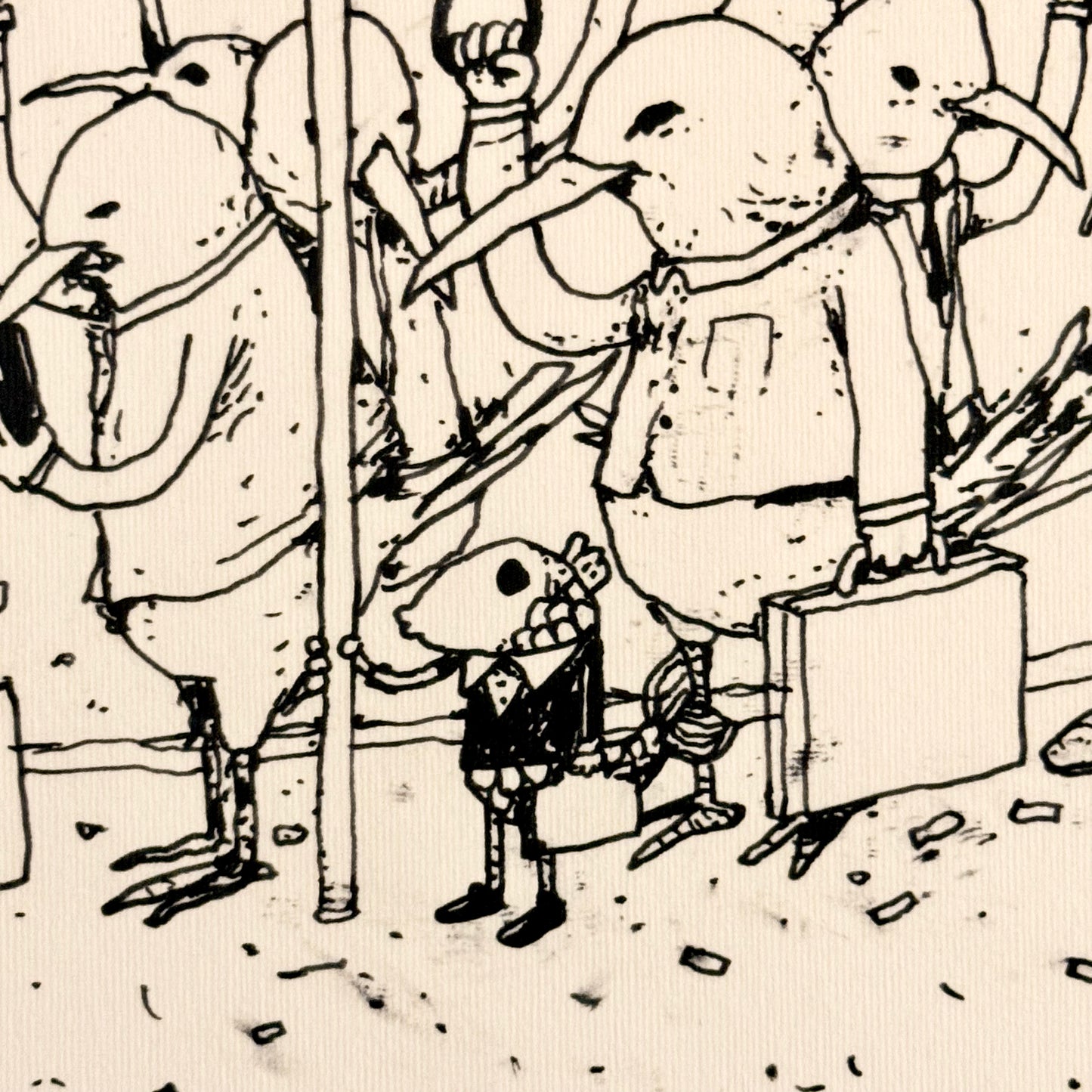 Dran - Dessin Du Jour (Drawing Of The Day) (2018) Commute