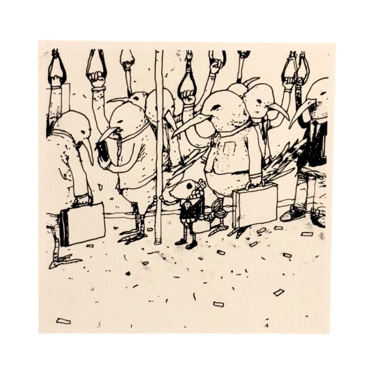 Dran - Dessin Du Jour (Drawing Of The Day) (2018) Commute
