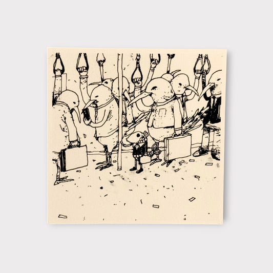 Dran - Dessin Du Jour (Drawing Of The Day) (2018) Commute