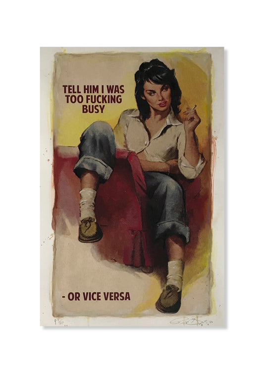 The Connor Brothers - Vice Versa (2020) PP Yellow Framed