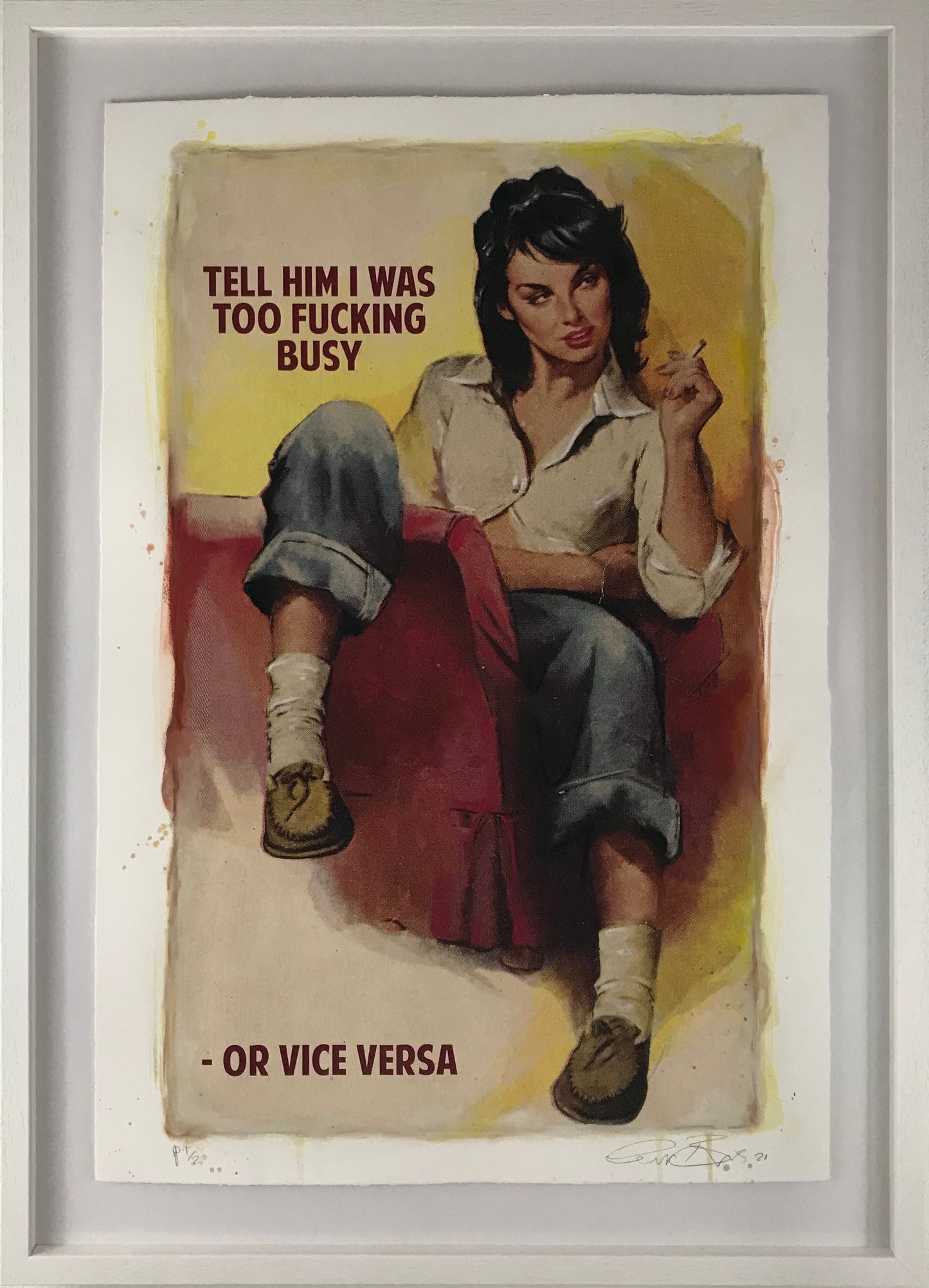 The Connor Brothers - Vice Versa (2020) PP Yellow Framed