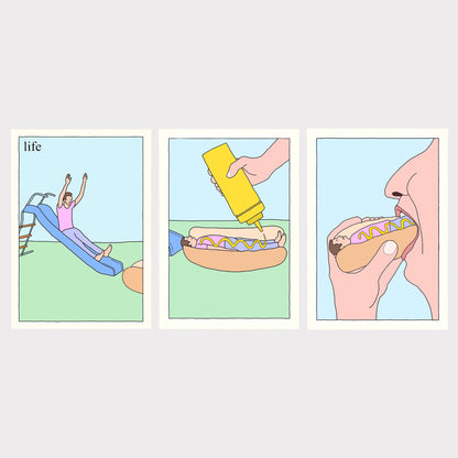 Chris (Simpsons artist) - set of 3: life (2026)