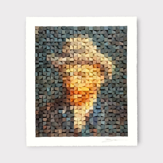 Timur Zagirov - Self Portrait with Grey Felt Hat (2023)