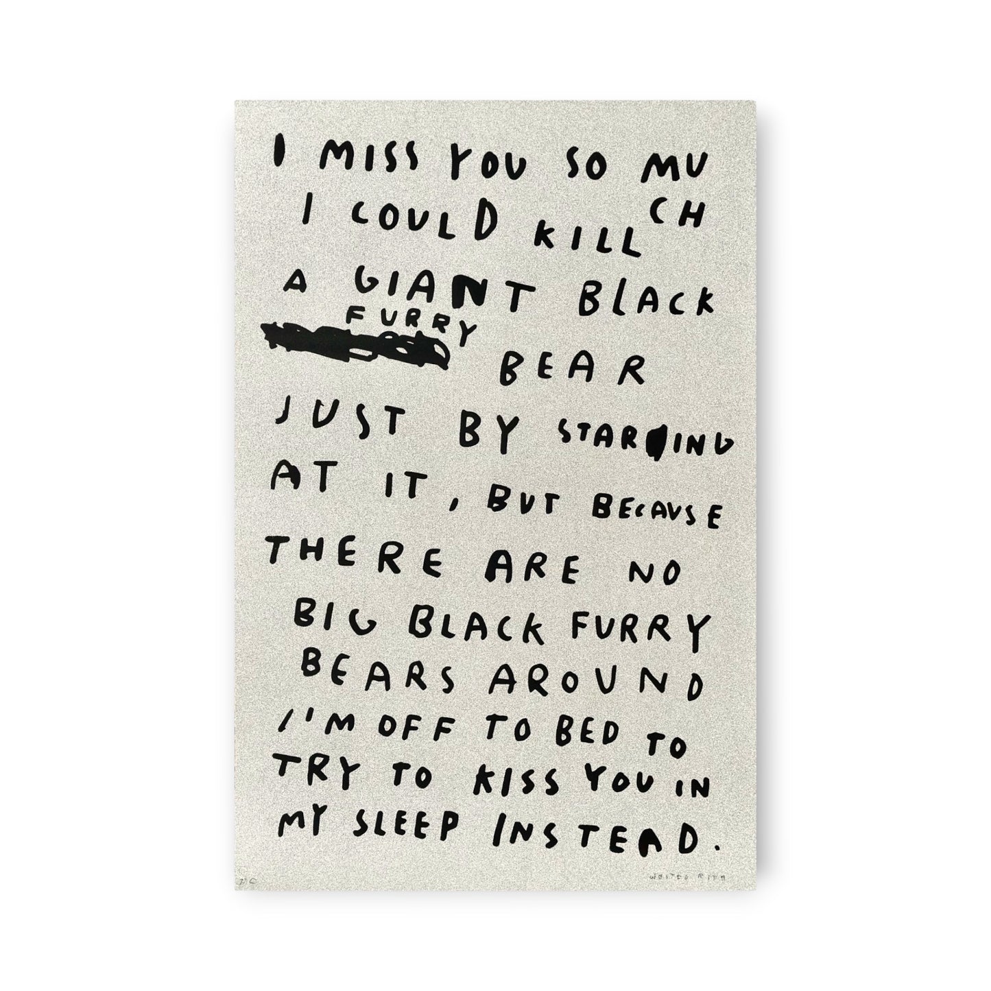 Wasted Rita - Black Furry Bear (2025)