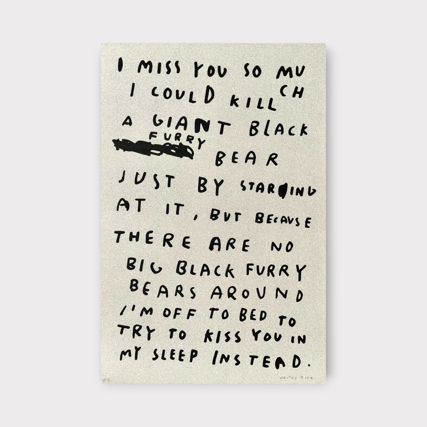 Wasted Rita - Black Furry Bear (2025)